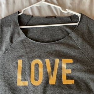 Stitch fix LOVE cut out neck sweatshirt